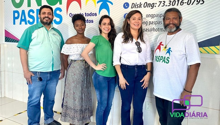 Histórico: ONG Paspas de Teixeira de Freitas foi selecionada para o Criança Esperança pela TV Globo/Unesco