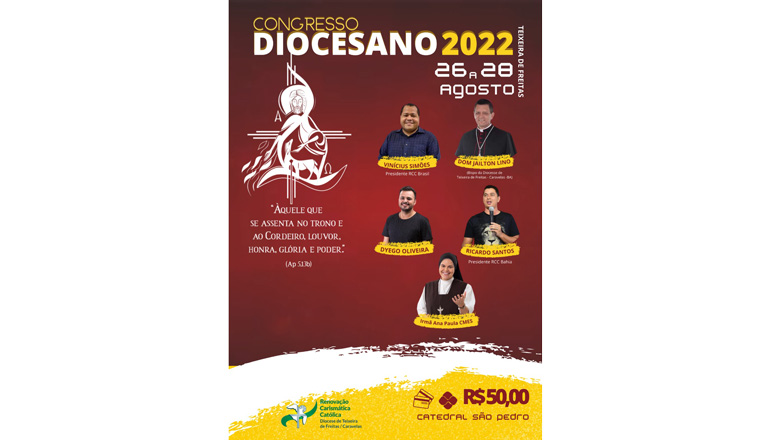 Vem aí o Congresso Diocesano 2022 em Teixeira de Freitas; confira as datas!