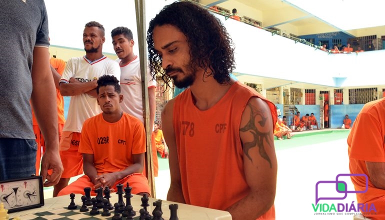 Conjunto Penal de Teixeira de Freitas realiza o 1º Torneio de Xadrez entre  os seus internos 
