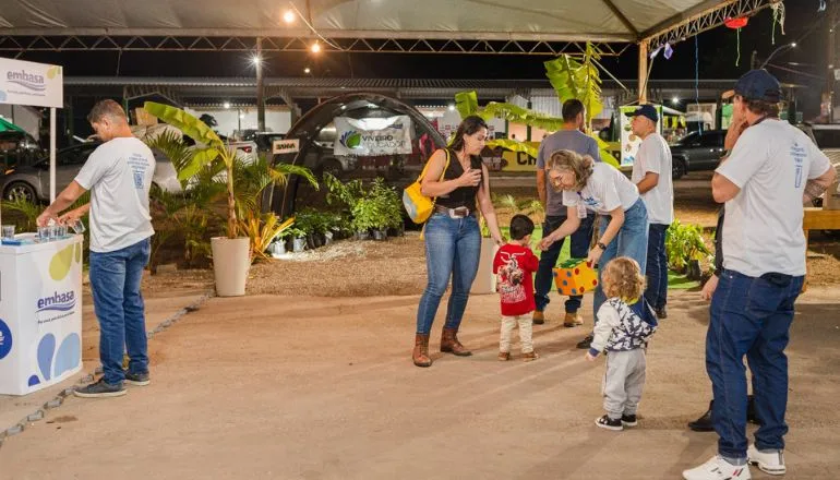 Doação de mudas de árvores e pontos de hidratação da Embasa marcam a 40ª ExpoTeixeira