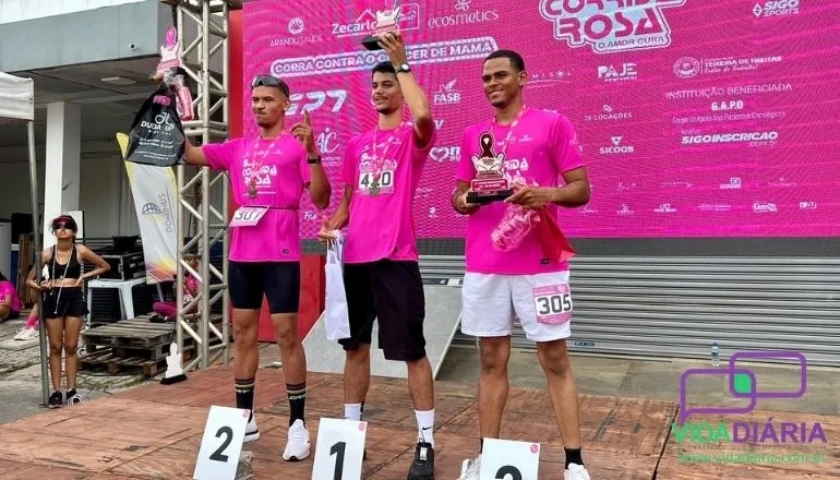 Sucesso de público e alimentos arrecadados destacam a importância social da 9ª Corrida Rosa: Confira os ganhadores em cada categoria!