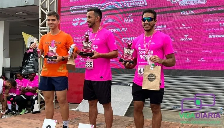 Sucesso de público e alimentos arrecadados destacam a importância social da 9ª Corrida Rosa: Confira os ganhadores em cada categoria!