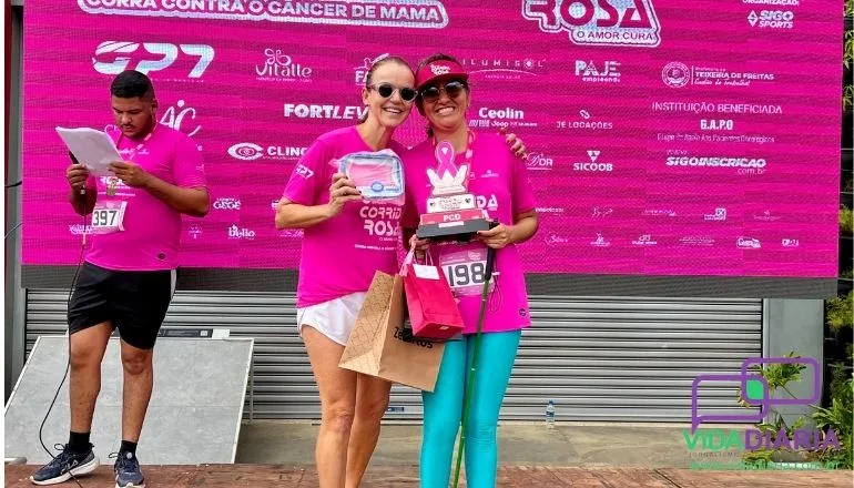 Sucesso de público e alimentos arrecadados destacam a importância social da 9ª Corrida Rosa: Confira os ganhadores em cada categoria!