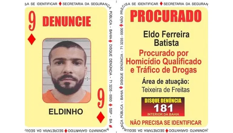 ‘Eudinho’ do Baralho do Crime é morto a tiros em Goiás; Foragido de Teixeira era investigado em 15 homicídios 