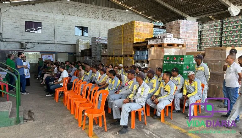 Momento de interação: Checon Distribuidora realizou o tradicional café da manhã de confraternização com todos os colaboradores