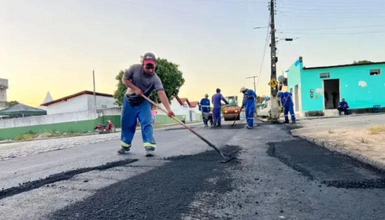 Pavimentação chega ao distrito de Guarani em Prado