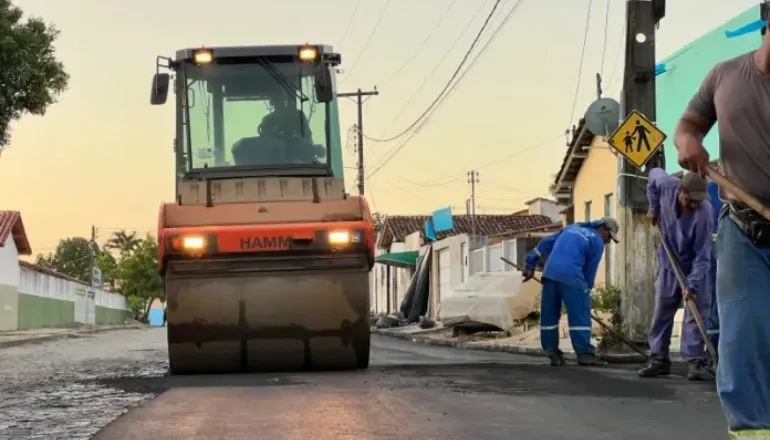 Pavimentação chega ao distrito de Guarani em Prado