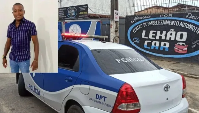 Lekão é perseguido e morto dentro do lava-jato em Teixeira de Freitas