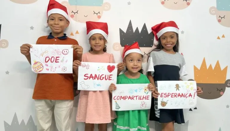 Campanha de Natal da Hemoba incentiva a doação para reforçar o estoque de sangue