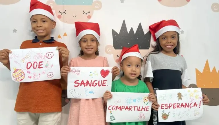 Campanha de Natal da Hemoba incentiva a doação para reforçar o estoque de sangue