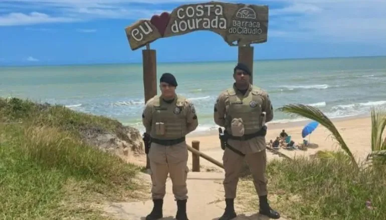 Polícia Militar intensifica policiamento em praias de Mucuri e Nova Viçosa