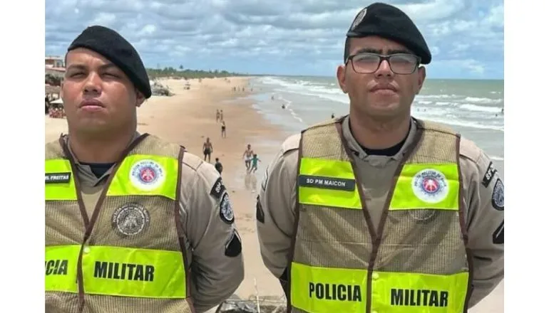 Polícia Militar intensifica policiamento em praias de Mucuri e Nova Viçosa