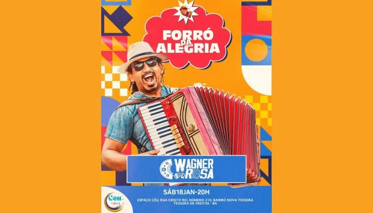 Show de Wagner Rosa Encanta Corumbau e Celebra a Cultura Nordestina