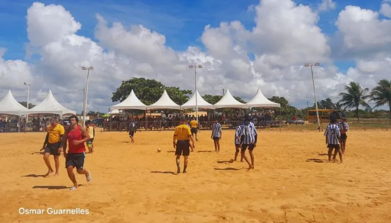 Baba da Orla é tricampeão de Beach Soccer nos Jogos de Verão 2025 em Nova Viçosa  