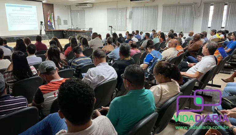 Foi realizada a Audiência Pública nesta quarta feira (12) em Teixeira de Freitas