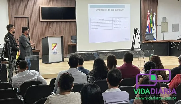 Foi realizada a Audiência Pública nesta quarta feira (12) em Teixeira de Freitas