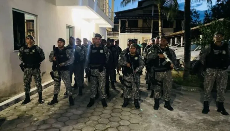 Forças Estaduais recepcionam equipes da Força Nacional no Extremo Sul da Bahia