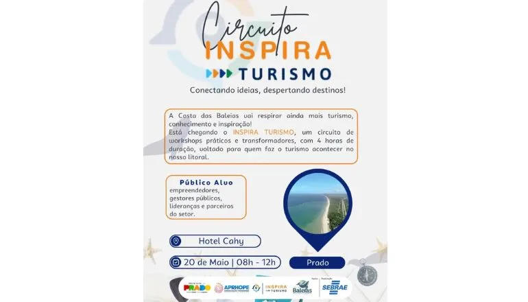 Prado sedia workshop gratuito voltado ao fortalecimento do turismo