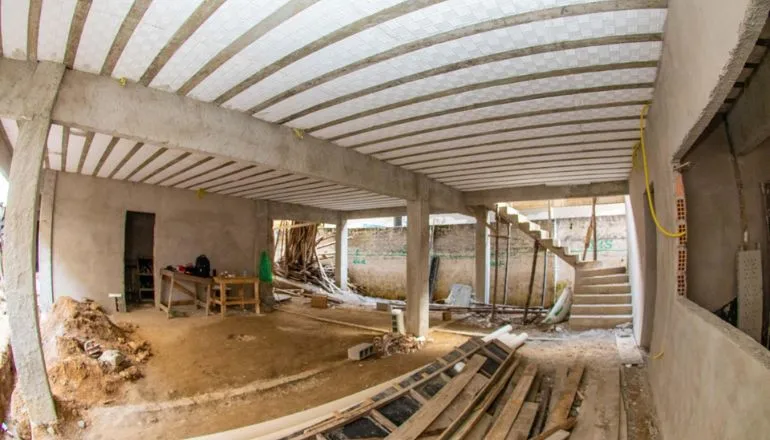 Obras da Escola Jardim Caraípe seguem em ritmo acelerado
