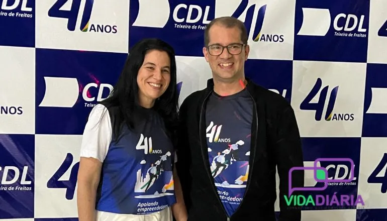 CDL de Teixeira de Freitas celebra 41 anos com grande festa e lança campanha de Natal