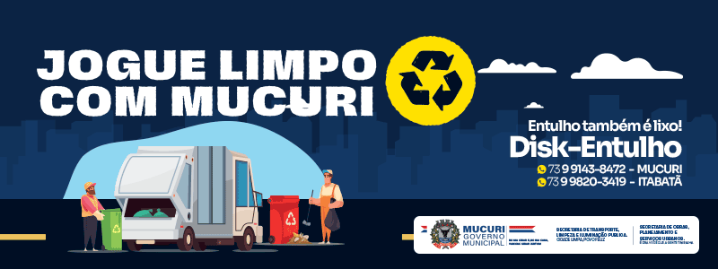 Mucuri - campanha joque lixo pop