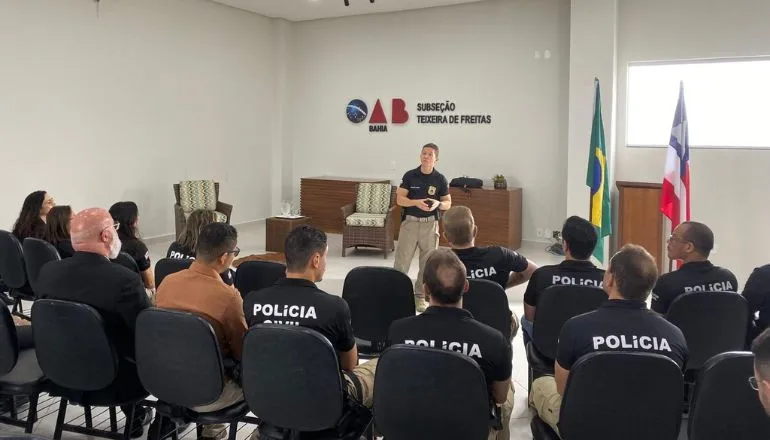 Delegado-Geral da Polícia Civil da Bahia visita a 8ª COORPIN e apresenta diretrizes de gestão