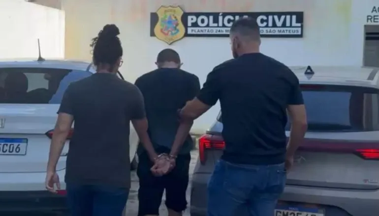 Polícia Civil prende Dione, acusado de furar olho da companheira com chave de fenda em Teixeira de Freitas