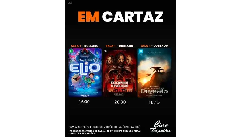 CineTeixeira traz aventura intergaláctica, fantasia com dragões e muito terror na nova programação da semana