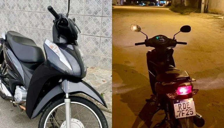 Homem furta motocicleta em plena luz do dia em Teixeira de Freitas; ação foi flagrada por câmeras de segurança