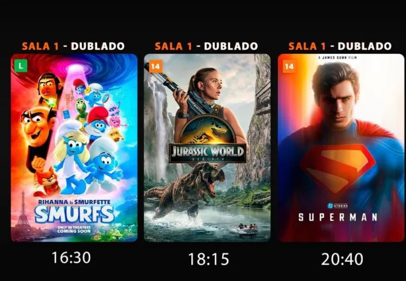 Cine Teixeira divulga programação da semana com animação, aventura e super-heróis