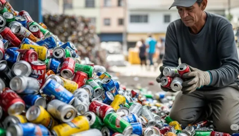 Brasil atinge 97,3% de reciclagem de latinhas e se consolida como referência global