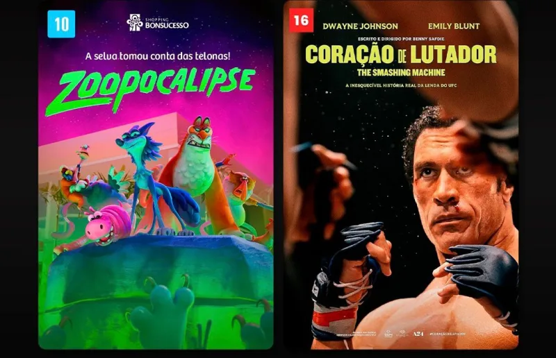 Cine Teixeira divulga programação da semana com animação e drama biográfico
