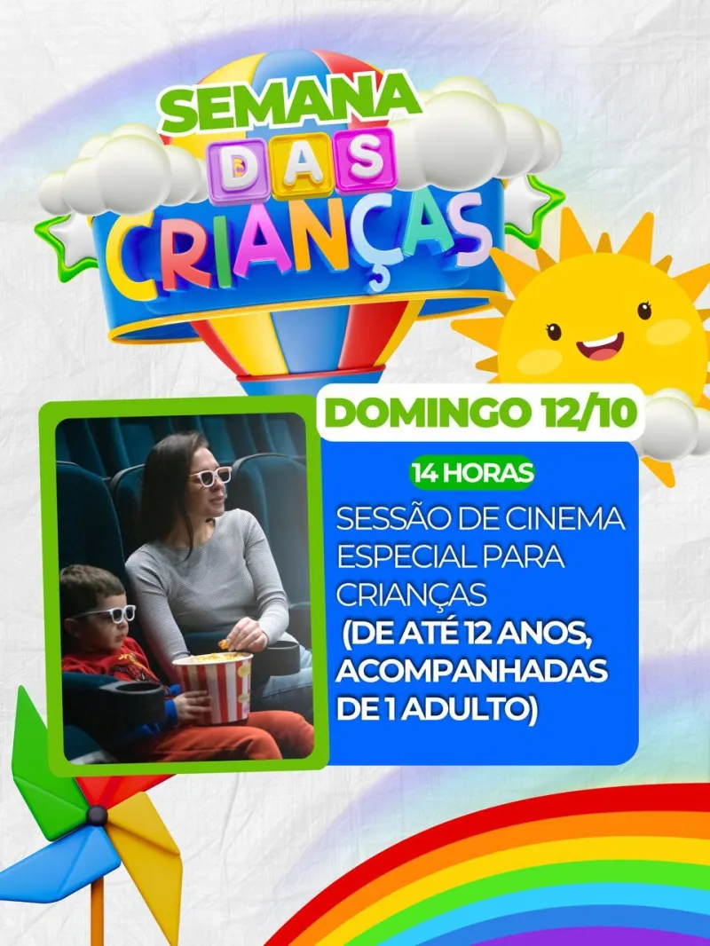 Shopping Teixeira Mall promove festa para as Crianças com 3 dias de programação especial