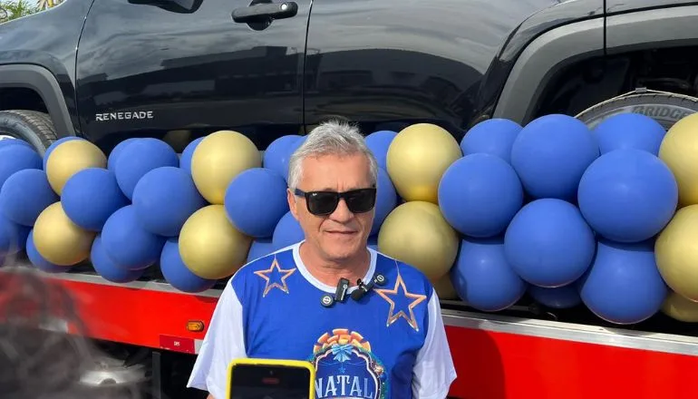 Carreata marca o lançamento da Campanha Natal Premiado 2025 de Teixeira