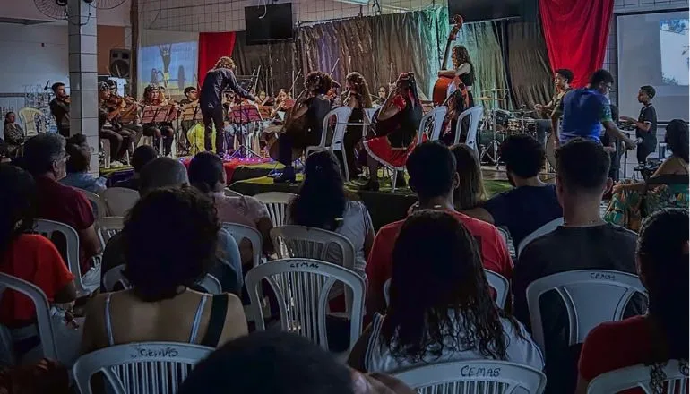 Orquestrando o Cinema encanta o público em concerto no CEMAS Orquestrando o Cinema encanta o público em concerto no CEMAS