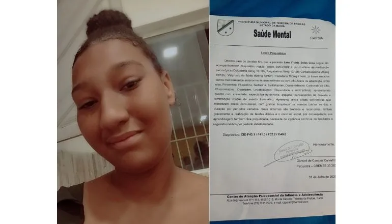 Teixeira: Campanha solidária busca ajudar adolescente em tratamento de saúde mental