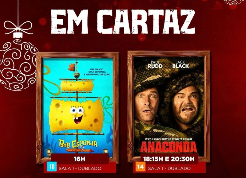 Cine Teixeira divulga programação especial de Natal com opções para toda a família Cine Teixeira divulga programação especial de Natal com opções para toda a família