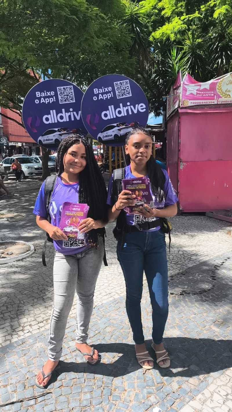 AllDrive aplicativo de mobilidade intensifica ações nos bairros e amplia presença no Extremo Sul da Bahia