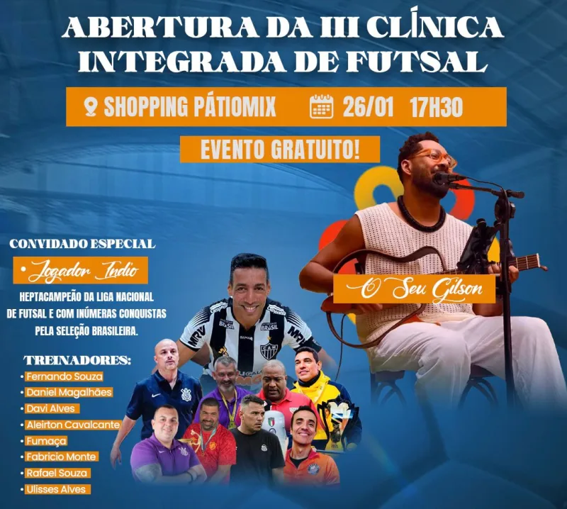 Teixeira de Freitas recebe a 3ª Clínica Integrada de Futsal com edição internacional Teixeira de Freitas recebe a 3ª Clínica Integrada de Futsal com edição internacional