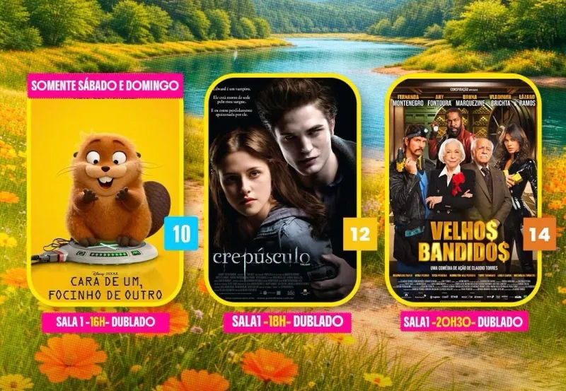 Cinema de Teixeira divulga programação do fim de semana com opções para todas as idades Cinema de Teixeira divulga programação do fim de semana com opções para todas as idades