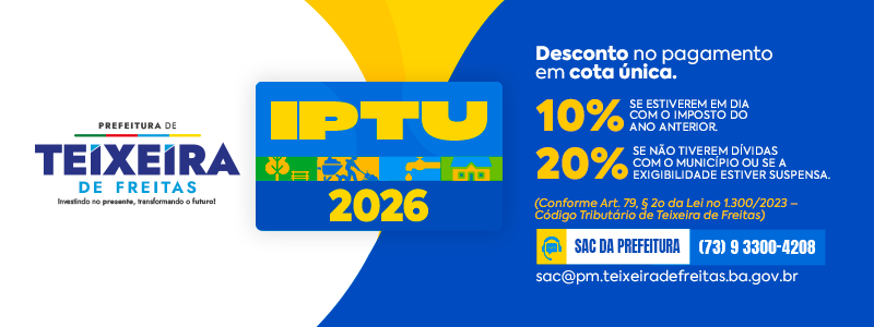 Teixeira de Freitas IPTU