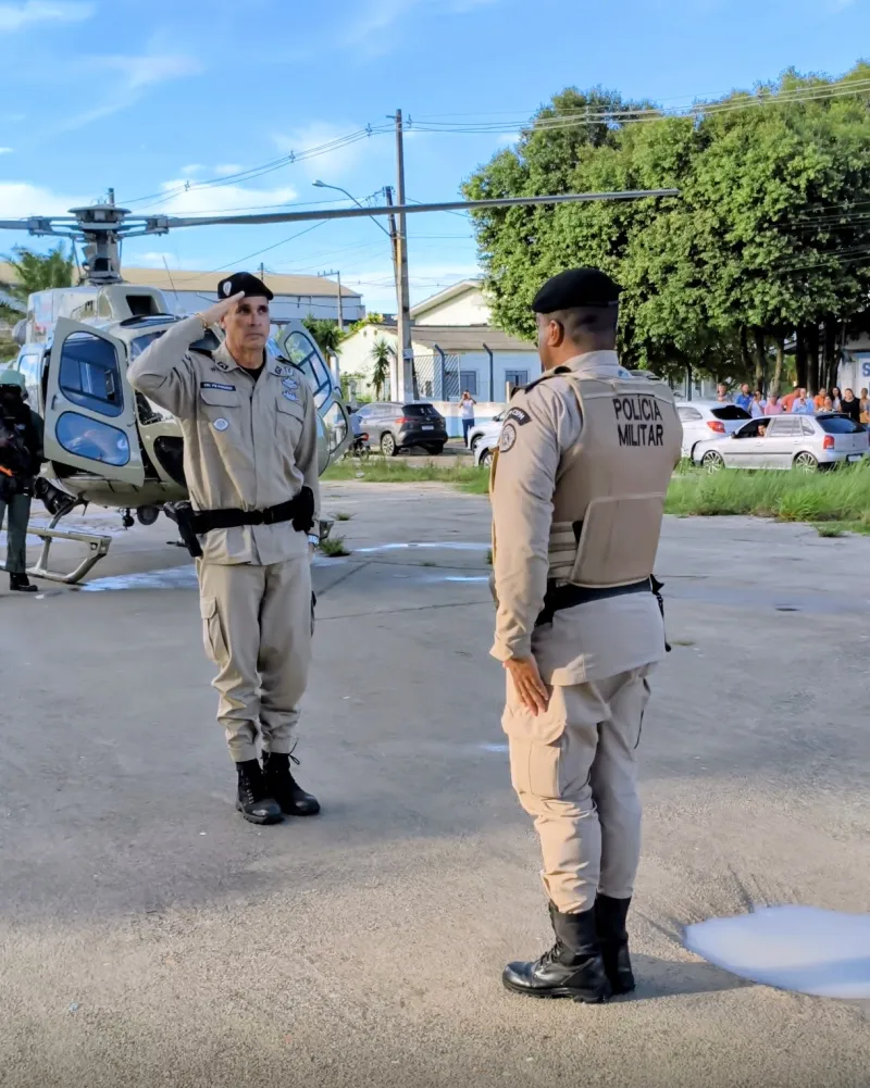 Helicóptero da PMBA chega ao extremo sul para reforçar combate ao crime organizado