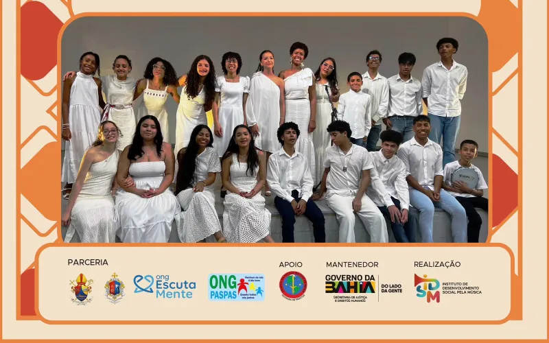 NEOJIBA de Teixeira de Freitas apresenta recital do Coro Infantil com temática de lendas indígenas