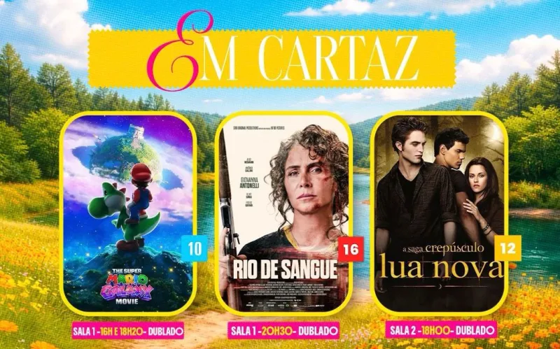 Cine Teixeira divulga programação com estreias e sucessos em cartaz nesta semana Cine Teixeira divulga programação com estreias e sucessos em cartaz nesta semana