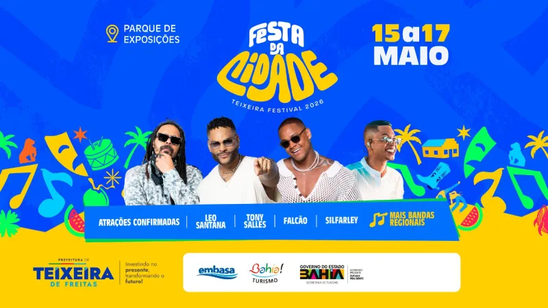 Prefeitura lança Festa da Cidade – Teixeira Festival 2026