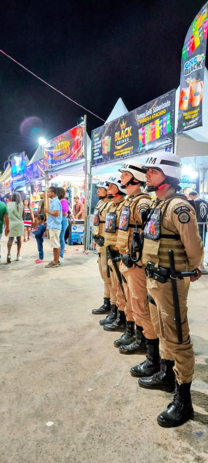 Atuação da PMBA garante segurança e tranquilidade durante festejos dos 41 anos de Teixeira de Freitas