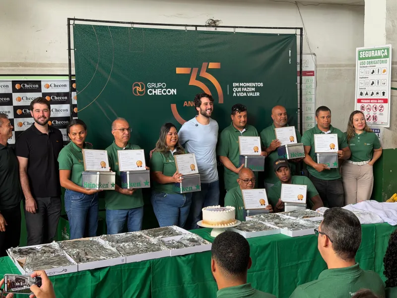 Checon Distribuidora inicia comemorações pelos 35 anos de história com café da manhã especial em Teixeira de Freitas Checon Distribuidora inicia comemorações pelos 35 anos de história com café da manhã especial em Teixeira de Freitas