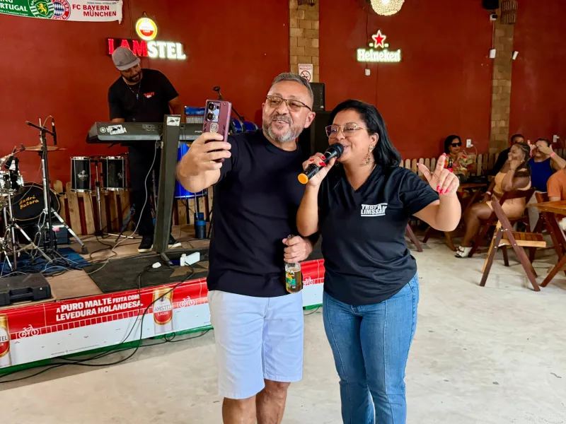 Pré-aniversário do Portuga reuniu grande público com música, open bar e sorteio de brindes em Teixeira de Freitas