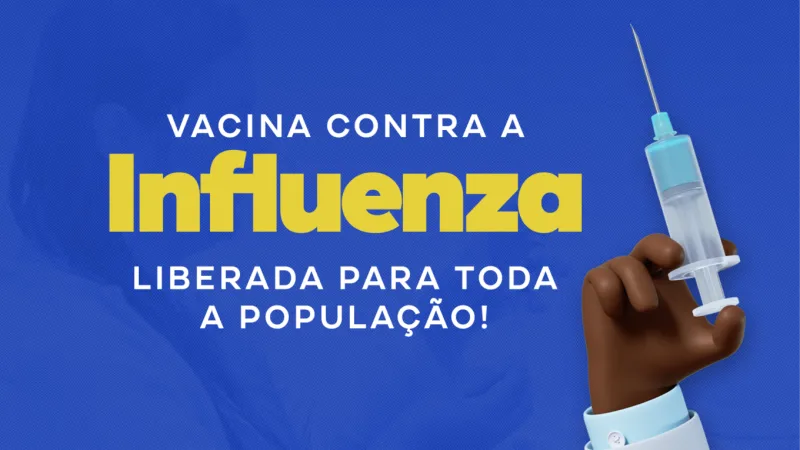 Vacina contra a Influenza está liberada para toda a população em Teixeira de Freitas