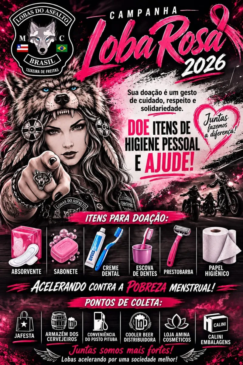 Lobas do Asfalto fortalece protagonismo feminino sobre duas rodas e prepara 4ª edição do Loba Rosa Lobas do Asfalto fortalece protagonismo feminino sobre duas rodas e prepara 4ª edição do Loba Rosa